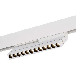 Фото ST805.536.12 Магнитный трековый светильник Белый LED 1*12W 3000K 450Lm Ra>90 36° IP20 L220xW22xH117 SKYLINE 48