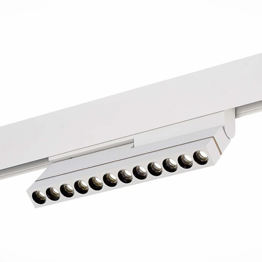 Фото ST805.546.12 Магнитный трековый светильник Белый LED 1*12W 4000K 500Lm Ra>90 36° IP20 L220xW22xH117 SKYLINE 48