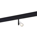 Фото ST808.536.08 Магнитный трековый светильник Белый LED 1*8W 3000K 550Lm Ra>90 36° IP20 D42xH135 48VV SKYLINE 48