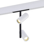 Фото ST808.546.16 Магнитный трековый светильник Белый LED 1*16W 4000K 1 200Lm Ra>90 36° IP20 D45xH240 48V SKYLINE 48