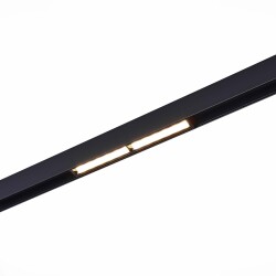 Фото ST804.436.12 Магнитный трековый светильник Черный LED 1*12W 3000K 700Lm Ra>90 120° IP20 L220xW22xH46 SKYLINE 48