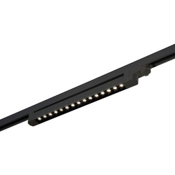 Фото ST662.436.15 Св-к трек. Черный LED 1*15W 3000K 1 200Lm Ra>90 48° IP20 L535xW33xH73 165-265V Трехфазная трековая система
