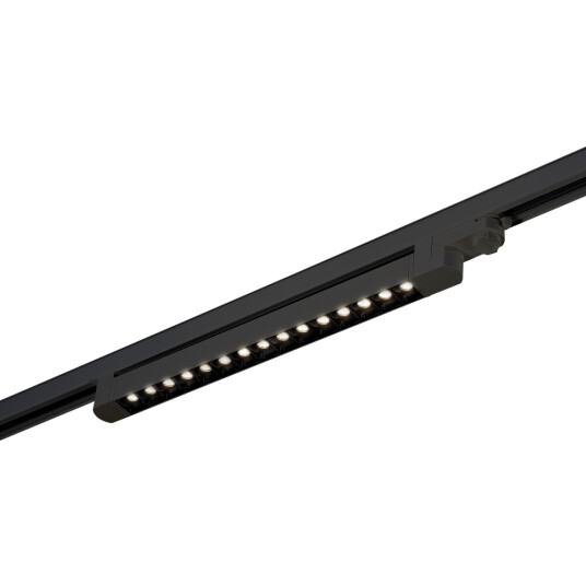 Фото ST662.446.15 Св-к трек. Черный LED 1*15W 4000K 1 200Lm Ra>90 48° IP20 L535xW33xH73 165-265V Трехфазная трековая система