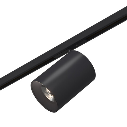 Фото ST671.446.09 Магнитный трековый светильник Черный LED 1*9W 4000K 500Lm Ra>90 36° IP20 D45xH63 24V SUPER5