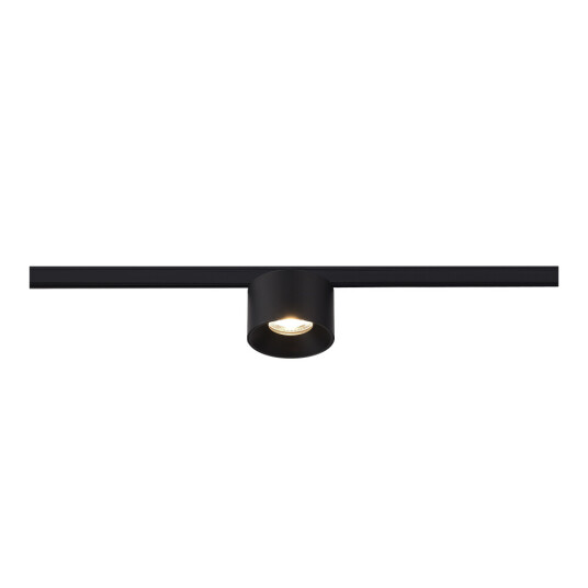 Фото ST669.436.05 Магнитный трековый светильник Черный LED 1*5W 3000K 350Lm Ra>90 36° IP20 D60xH37 24V SUPER5