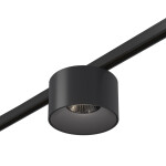 Фото ST669.446.05 Магнитный трековый светильник Черный LED 1*5W 4000K 350Lm Ra>90 36° IP20 D60xH37 24V SUPER5