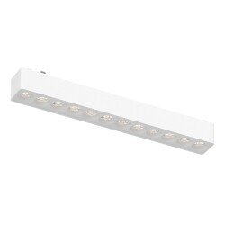 Фото ST673.536.12 Магнитный трековый светильник Белый LED 1*12W 3000K 710Lm Ra>90 36° IP20 L230xW26xH24 4 SKYFLAT