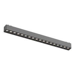 Фото ST673.436.18 Магнитный трековый светильник Черный LED 1*18W 3000K 1 560Lm Ra>90 36° IP20 L338xW26xH2 SKYFLAT