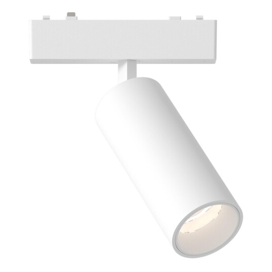 Фото ST677.546.09 Магнитный трековый светильник Белый LED 1*9W 4000K 540Lm Ra>90 >90 IP20 D44xH110 48V SKYFLAT