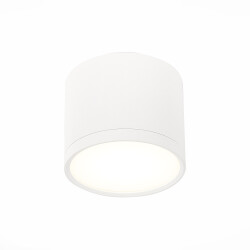 Фото ST113.542.09 Светильник потолочный Белый LED 1*9W 4000K 702Lm Ra>80 120° IP20 D88xH75 170-240V Накладные светильники