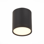 Фото ST113.432.05 Светильник потолочный Черный LED 1*5W 3000K 390Lm Ra>80 120° IP20 D68xH75 170-240V Накладные светильники