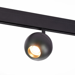 Фото ST354.446.12 Магнитный трековый светильник Черный LED 1*12W 4000K 680Lm Ra>80 36° IP20 L120xW100xH19 SKYLINE 48