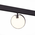 Фото ST359.436.15 Магнитный трековый светильник Черный LED 1*15W 3000K 760Lm Ra>80 120° IP20 L150xW28xH21 SKYLINE 48