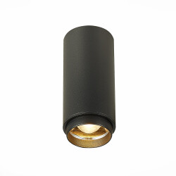 Фото ST600.432.10 Светильник потолочный Zoom Черный LED 1*10W 3000K 1 000Lm Ra>80 15-60° IP20 D59xH130 17 Накладные светильники