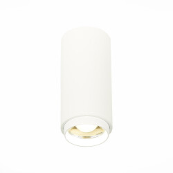 Фото ST600.542.10 Светильник потолочный Zoom Белый LED 1*10W 4000K 1 000Lm Ra>80 15-60° IP20 D59xH130 170 Накладные светильники