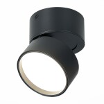 Фото ST651.442.09 Светильник потолочный поворотный Черный LED 1*9W 4000K 720Lm Ra>90 120° IP20 D85xH87 17 Накладные светильники