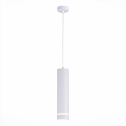 Фото ST115.533.12 Светильник подвесной Белый LED 1*12W 3000K 936Lm Ra>90 120° IP20 D80xH300 165-265V Подвесные светильники