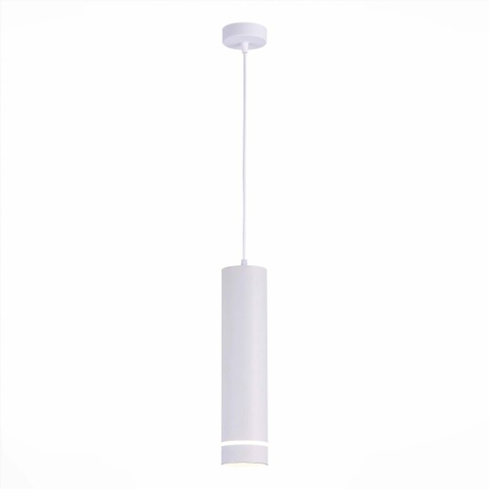 Фото ST115.543.12 Светильник подвесной Белый LED 1*12W 4000K 936Lm Ra>90 120° IP20 D80xH300 165-265V Подвесные светильники