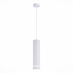 Фото ST115.543.12 Светильник подвесной Белый LED 1*12W 4000K 936Lm Ra>90 120° IP20 D80xH300 165-265V Подвесные светильники