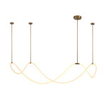 Фото Подвесной светильник 10521P brass/white