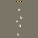 Фото Подвесной светильник MD24001033-5A gold/clear