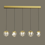 Фото Подвесной светильник MD24001033-5B gold/clear