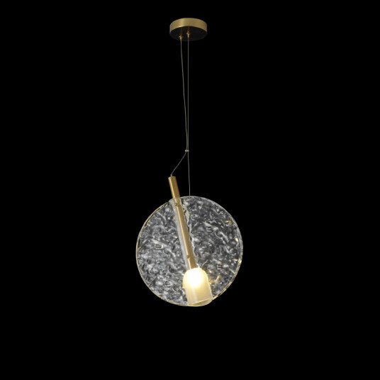 Фото Светильник подвесной Crystal Lux FROZEN SP1 BRASS