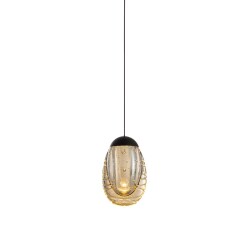 Фото Подвесной светильник MD25090022-1A matt black/champagne