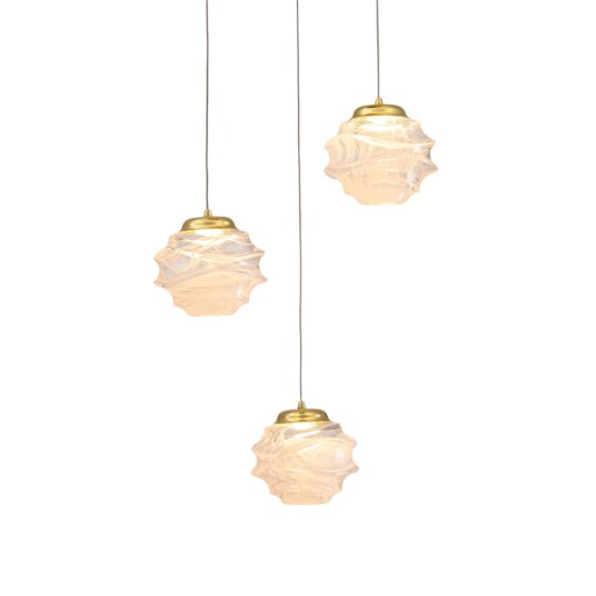 Фото Подвесной светильник MD25030003-3A gold/clear