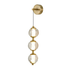 Фото Настенный светильник OB2437 brass/clear