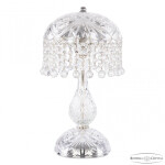 Фото Настольная лампа хрустальная 14781L1/22 Ni Balls Bohemia Ivele Crystal