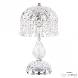 Фото Настольная лампа хрустальная 14781L1/22 Ni Balls Bohemia Ivele Crystal