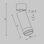 Фото 3 Потолочный светильник Technical C055CL-L12W2.7K-Z-B