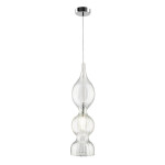 Фото 3 Светильник подвесной Crystal Lux IRIS SP1 B TRANSPARENT