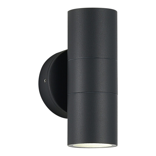 Фото SL9008.701.02 Светильник уличный настенный ST-Luce серый/белый GU10 2*50W TUBO