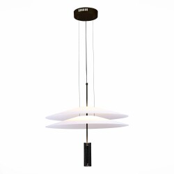 Фото SL6101.403.01 Люстра подвесная ST-Luce Черный/Белый LED 1*15W 3000K ИСОЛА