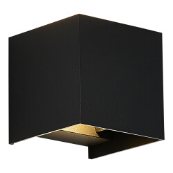 Фото SL9513.401.01 Светильник уличный настенный ST-Luce черный/черный LED 1*10W 2700K BRIK