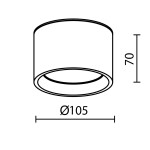Фото 5 Потолочный светильник Technical C090CL-10W3K-W
