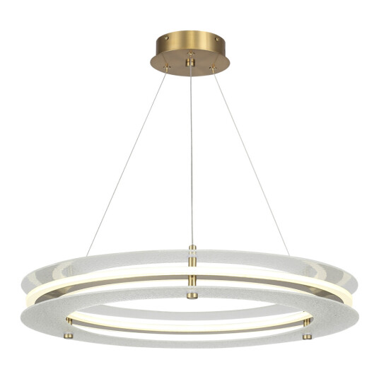 Фото SL6245.203.01 Светильник подвесной ST-Luce золотистый/Прозрачный LED 1*40W 4000K ФЭГИ
