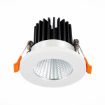 Фото 2 ST704.538.10 Св-к встр. Белый LED 1*10W 3000K 900Lm Ra>90 38° IP20 D80xH60 170-240V Встраиваемые светильники