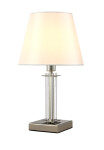 Фото 1 Настольная лампа Crystal Lux NICOLAS LG1 NICKEL/WHITE