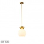 Фото 2 Светильник потолочный iLamp Mono P6079-1 GD+WH