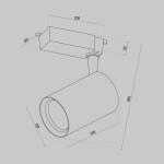 Фото 3 Трековый светильник Technical TR003-1-15W3K-M-B