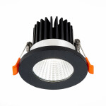 Фото 4 ST704.438.10 Св-к встр. Черный LED 1*10W 3000K 900Lm Ra>90 38° IP20 D80xH60 170-240V Встраиваемые светильники