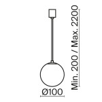 Фото 3 Подвесной светильник Technical P039PL-5W3K-10-B