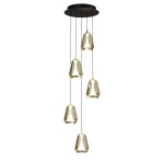 Фото 3 Подвесной светильник MD24001011-5A brass/champagne