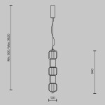 Фото 4 Подвесной светильник Maytoni MOD381PL-L30B3K