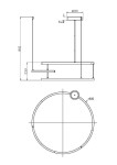 Фото 6 Подвесной светильник Maytoni MOD016PL-L52BK