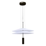 Фото 3 SL6101.403.01 Люстра подвесная ST-Luce Черный/Белый LED 1*15W 3000K ИСОЛА
