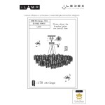Фото 1 Подвесная люстра iLAMP Savage  7004-L1600 GD